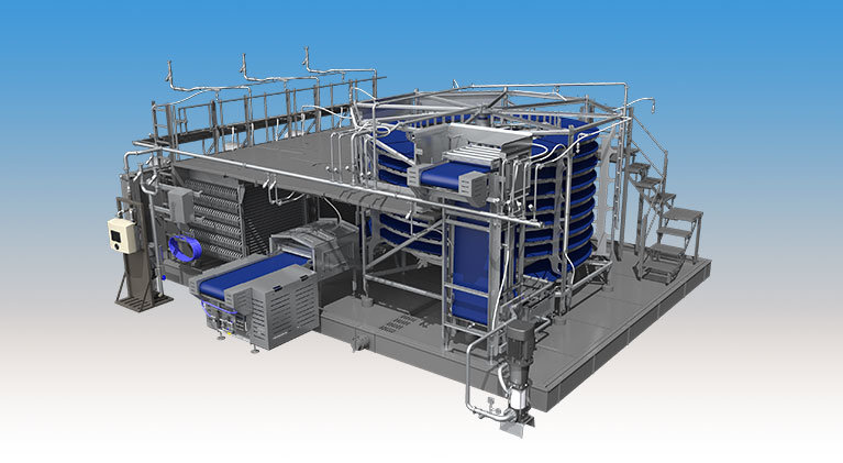 JBT Introduces New CleanFREEZE™ Spiral Freezer